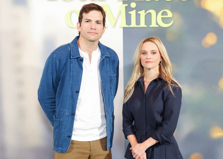 Ashton Kutcher and Reese Witherspoon weren't exactly oozing chemistry at the first screening of Your Place Or Mine