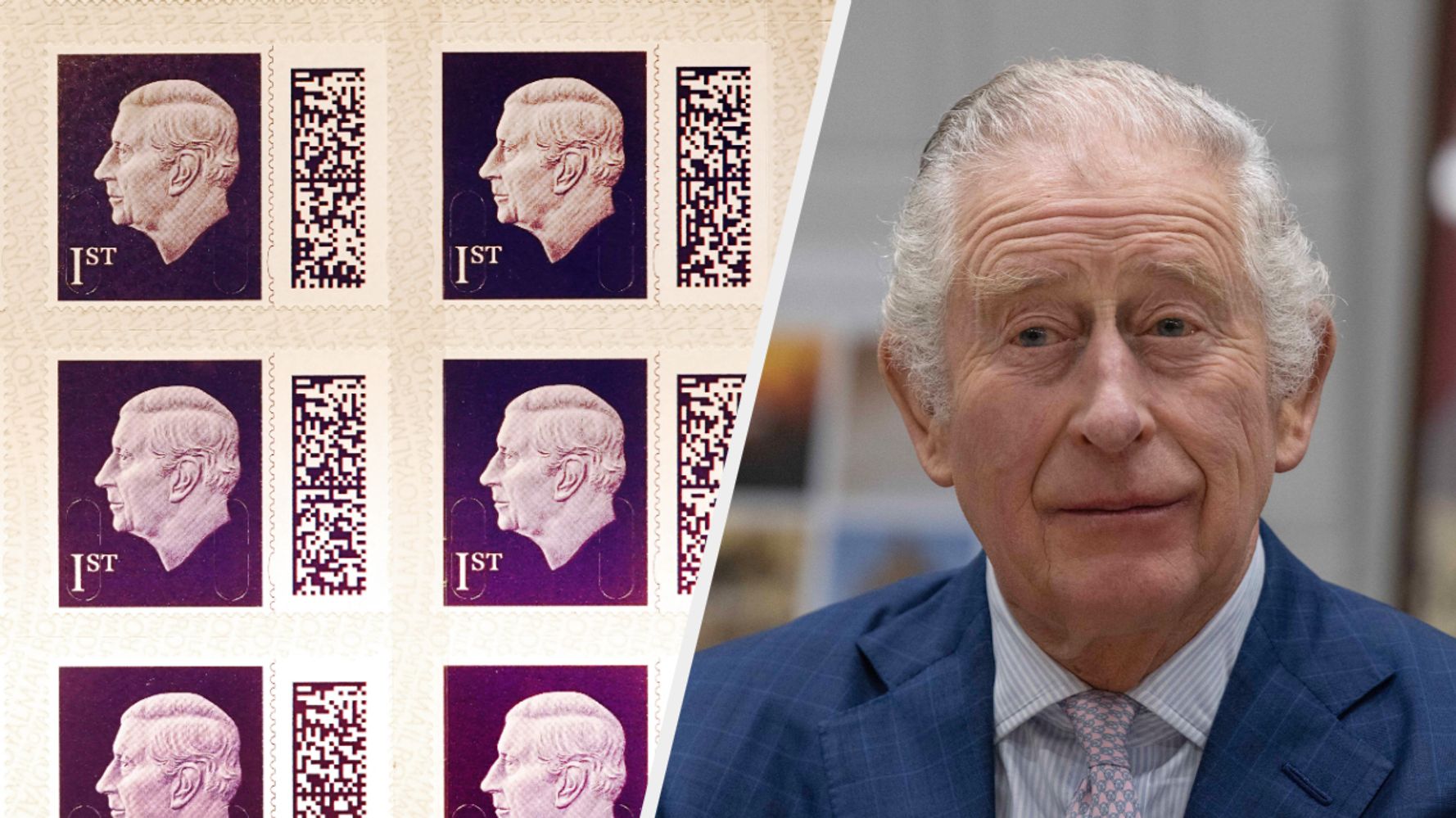 Charles III's postal stamp was revealed about 2 weeks ago, unlike previous  monarchs he is depicted without a crown at all to 'appear more humble and  down to earth' (paraphrased) some people