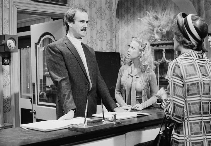 John Cleese wrote the first two seasons of Fawlty Towers with his wife Connie Booth