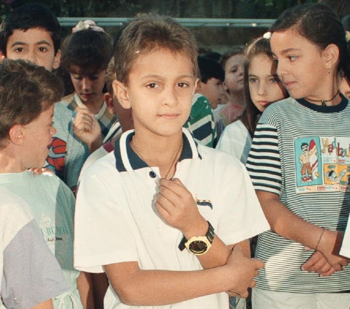 Ο Ανδρέας Μπογδάνος πρώτη μέρα στο σχολείο μετά τον σεισμό στο Αίγιο.