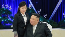  North Korean Leader Kim Jong Un Brings His Daughter To Visit Troops