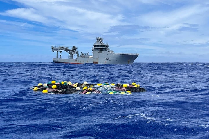 New Zealand police found more than 3 tons of cocaine floating in a remote part of the Pacific Ocean.