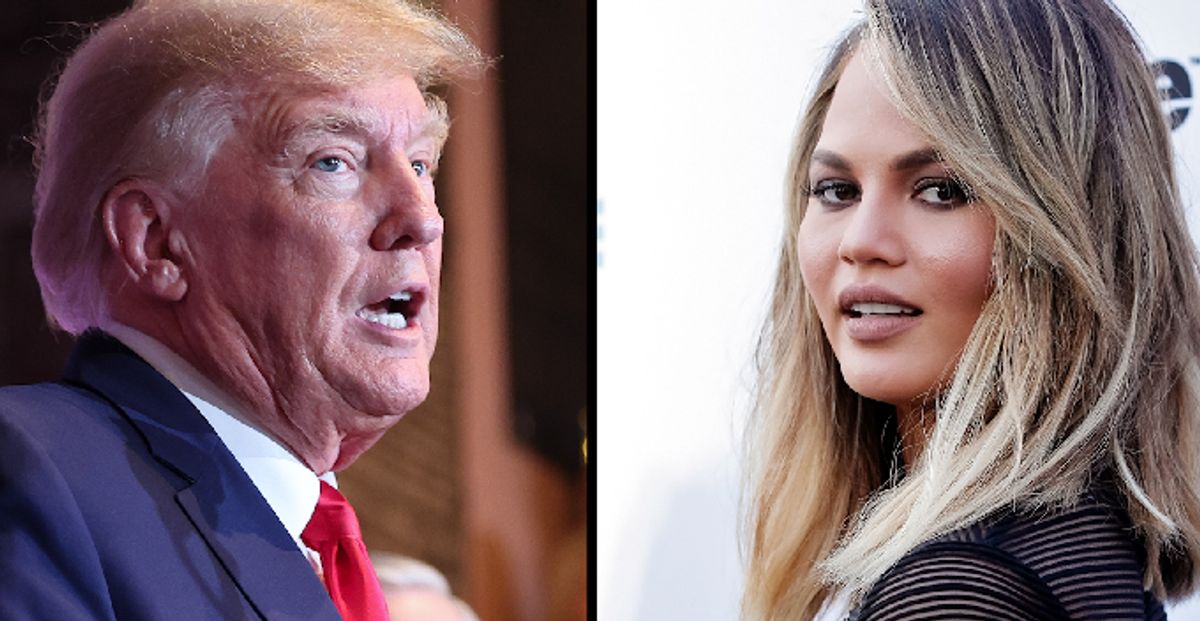 Chrissy Teigen Says 'P***y Ass B***h' Trump Tweet Is Really Just 2 Insults