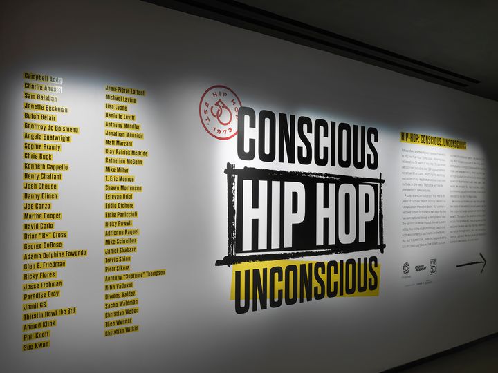 Launched on January 26, the "Hip Hop: Conscious, Unconscious" exhibition is on display until May 21.