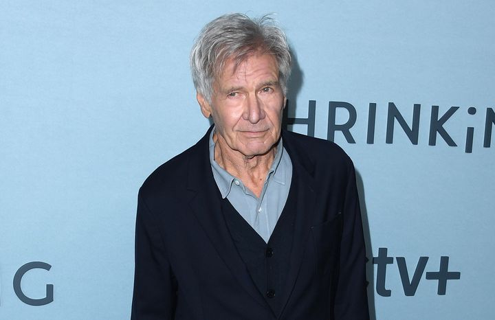 Harrison Ford at the launch of his new show Shrinking last month