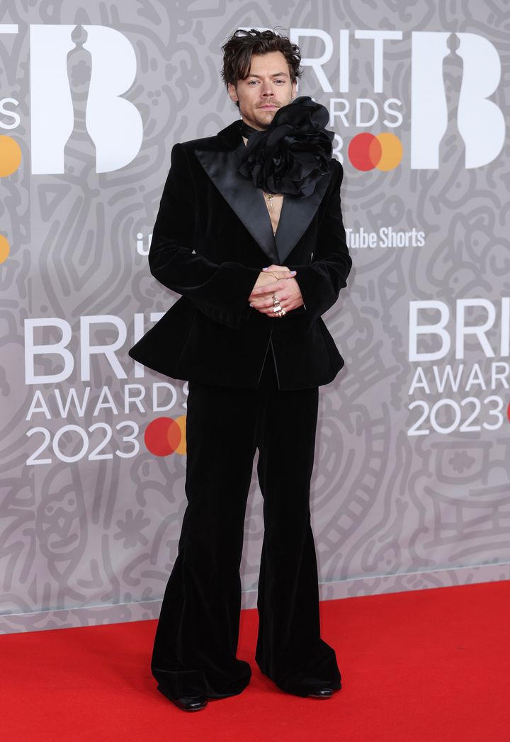 Brits 2023: See Harry Styles' Red Carpet Look | HuffPost UK Entertainment