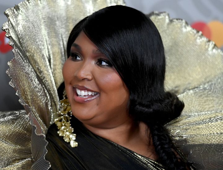 Lizzo attends The BRIT Awards 2023 at The O2 Arena 