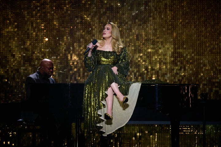 A year-old performance from Adele was played at the Brit Awards after the show ran into technical difficulties