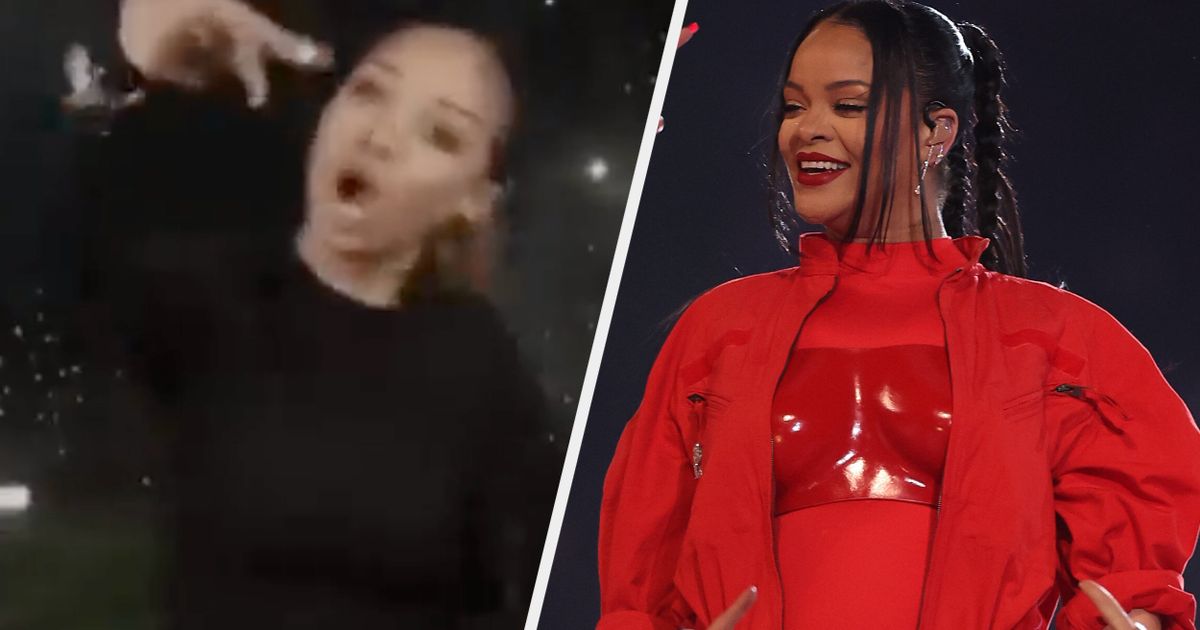 youtube rihanna super bowl sign language interpreter