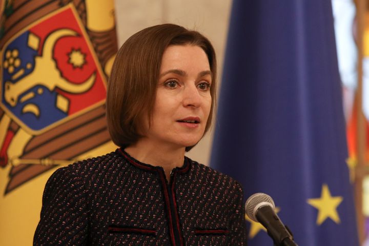 Η Πρόεδρος της Μολδαβίας Mάγια Σάντου