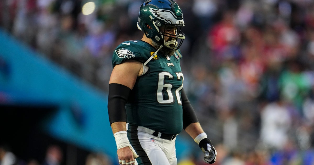 NextImg:Jason Kelce Gets The Hug He Needed — And Not From His Brother