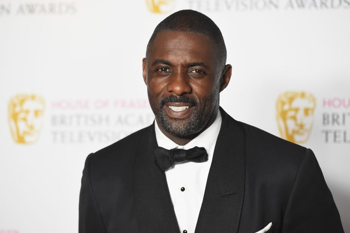 Idris Elba at the Baftas in 2016