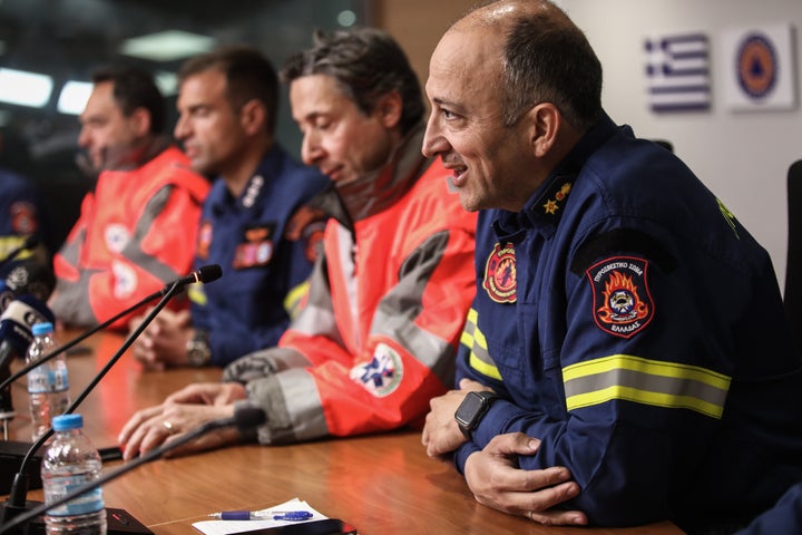 Συνέντευξη Τύπου εκπροσώπων της Ελληνικής Αποστολής Έρευνας και Διάσωσης στην Τουρκία, στο του Υπουργείο Κλιματικής Κρίσης και Πολιτικής Προστασίας, Τρίτη 14 Φεβρουαρίου 2023