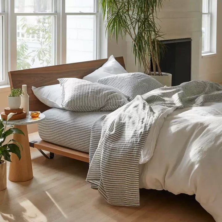 A linen sheet set from Brooklinen.