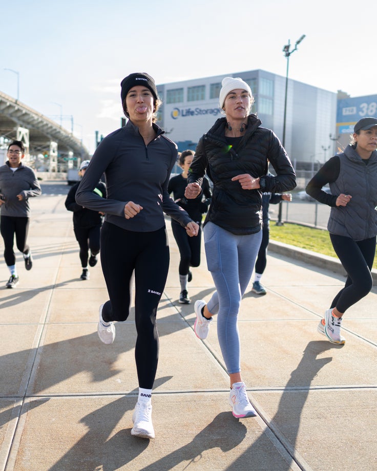 Members of Bandit on a run together in NYC.