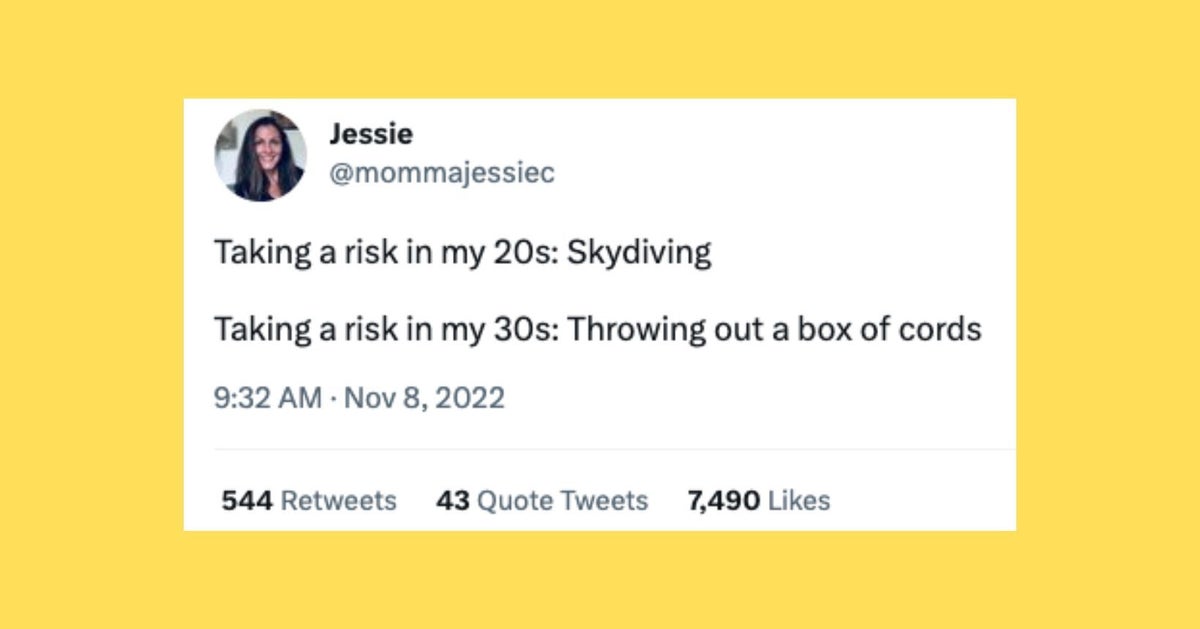 Funny Tweets That Sum Up Your 20s vs. Your 30s