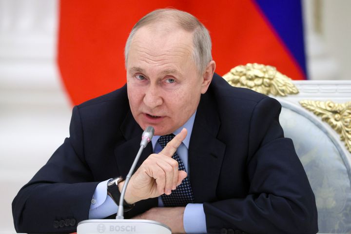Russian President Vladimir Putin had one of his "strongest public outbursts" last month
