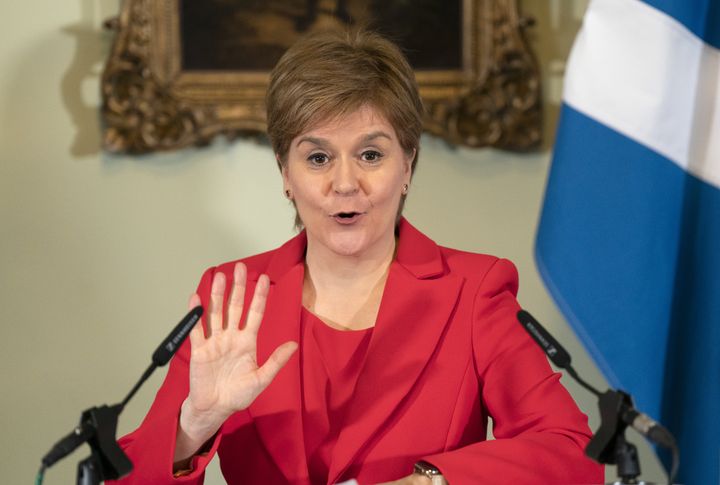 Nicola Sturgeon is waving goodbye to the biggest job in Scottish politics.