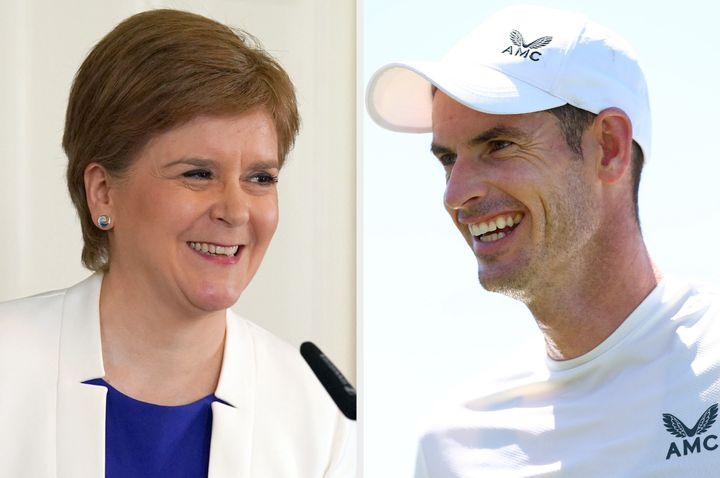 Nicola Sturgeon and Andy Murray had a cheeky public exchange about the next first minister of Scotland