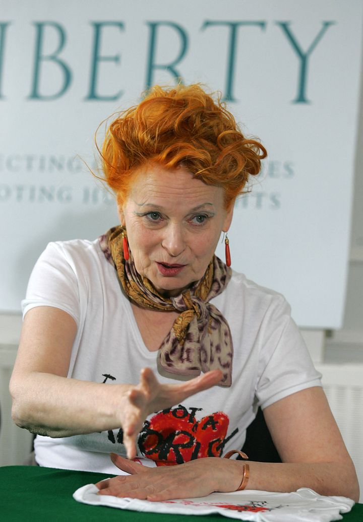 Vivienne Westwood pictured in 2005