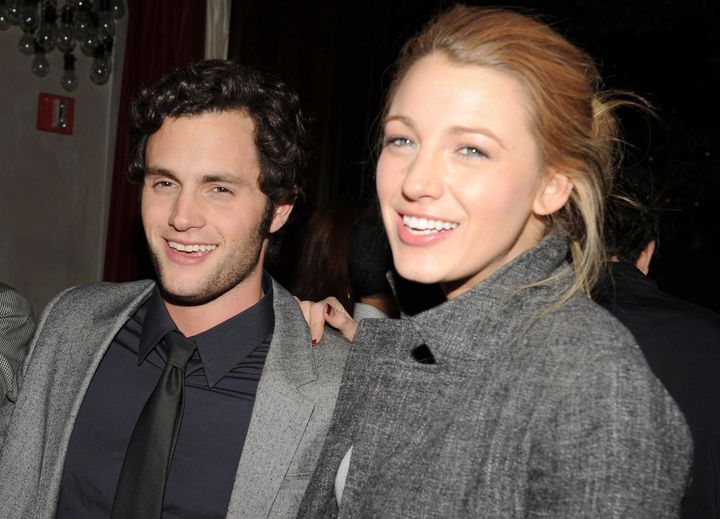 Penn Badgley and Blake Lively in 2009.
