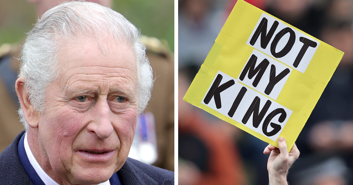 King Charles Greeted By Protests Of ‘Not My King’ From Anti-Monarchy Group King Charles Greeted By Protests Of ‘Not My King’ From Anti-Monarchy Group