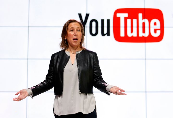 YouTube CEO Susan Wojcicki speaks during the introduction of YouTube TV at YouTube Space LA on Feb. 28, 2017, in Los Angeles. (AP Photo/Reed Saxon, File)