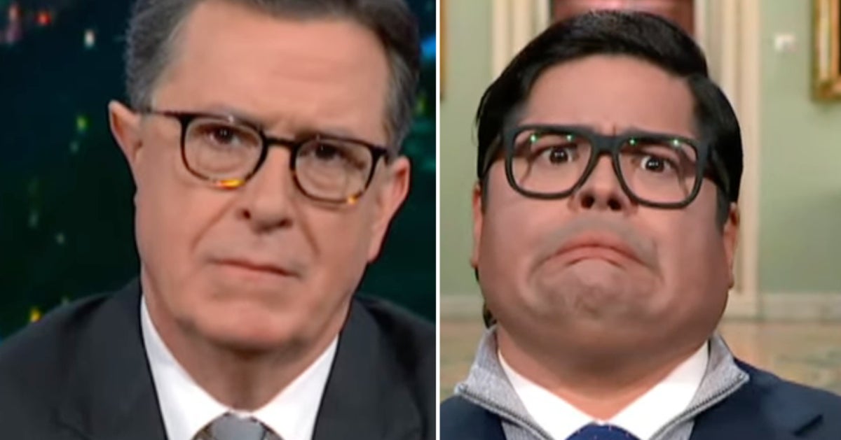 NextImg:George Santos Gives Most Brazen Response Yet In Spoof Colbert Interview