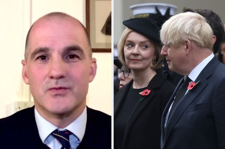 Tory MP Jake Berry made a bizarre comment about Liz Truss and Boris Johnson on Thursday