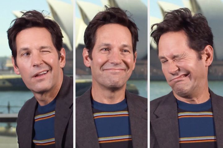 Paul Rudd gives a masterclass in the perfect Hollywood wink during an interview with Triple J Radio