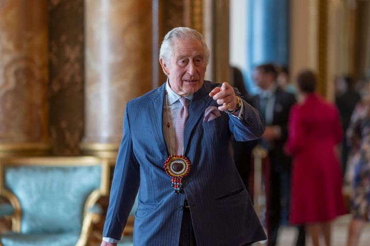 King Charles III at a reception in support of action on global biodiversity at Buckingham Palace earlier this week