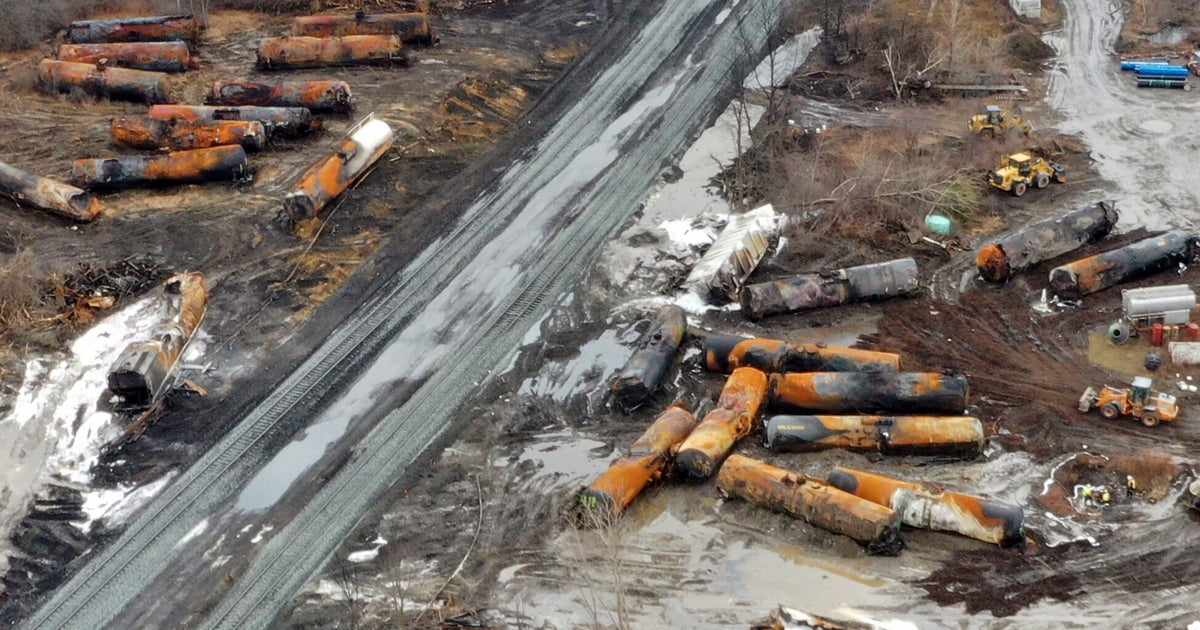 NextImg:Norfolk Southern CEO Visits East Palestine After Train Derailment