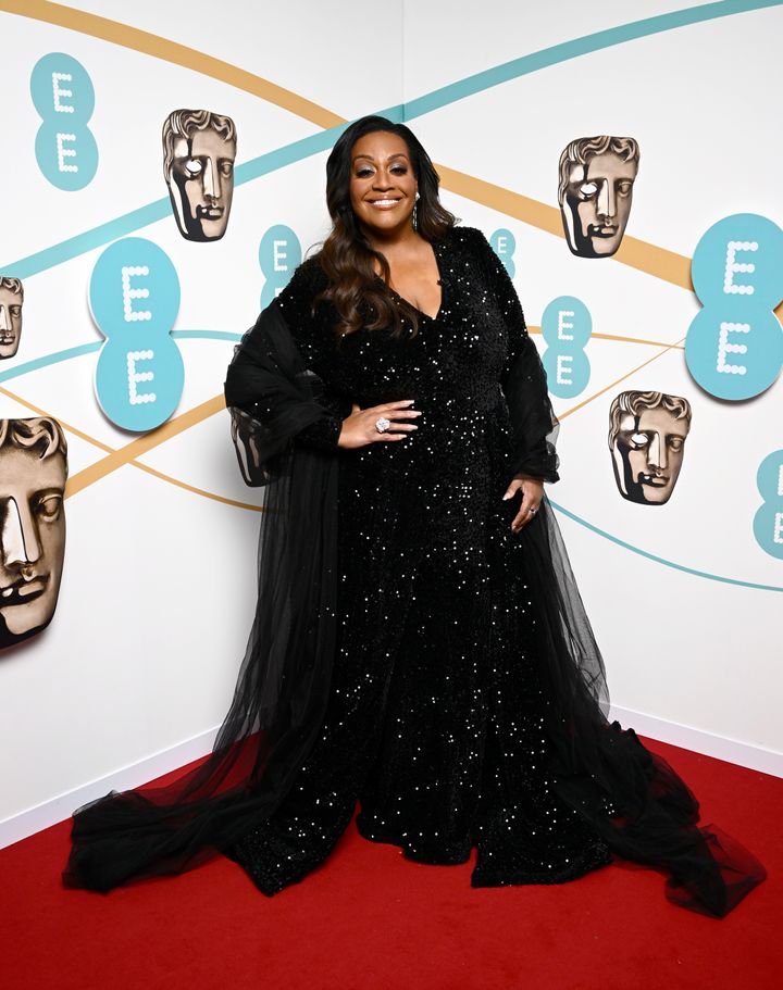 Alison Hammond attends the EE BAFTA Film Awards 2023 at The Royal Festival Hall on February 19, 2023 in London, England. (Photo by Gareth Cattermole/BAFTA/Getty Images for BAFTA)
