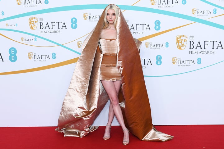 Anya Taylor-Joy at the EE BAFTA Film Awards 2023 at the Royal Festival Hall on February 19, 2023 in London