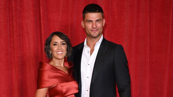 Janette Manrara and Aljaž Škorjanec at last year's British Soap Awards