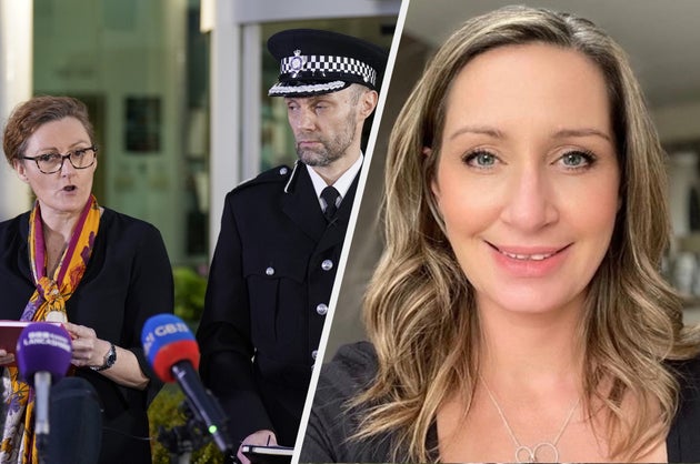 Assistant chief constable Peter Lawson (right) of Lancashire Police with detective chief superintendent Pauline Stables speaking at a press conference after a body found in the River Wrye was identified as Nicola Bulley.