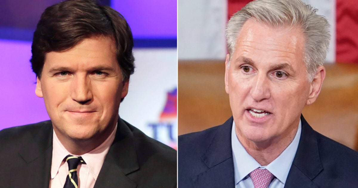 Kevin McCarthy Gives Tucker Carlson Access To Hours Of Jan. 6 Footage Kevin McCarthy Gives Tucker Carlson Access To Hours Of Jan. 6 Footage
