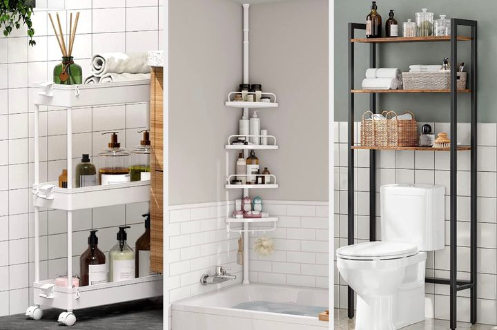 All the slimline, compact, and clever storage solutions you'll need for your small bathroom