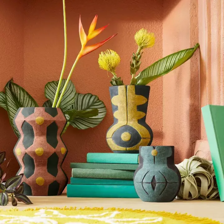 Opalhouse by Jungalow terracotta vases