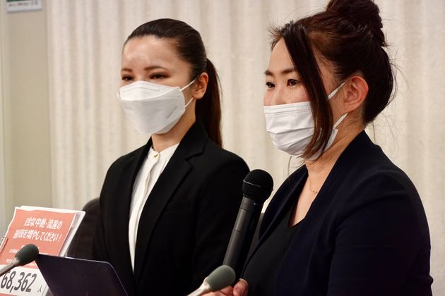 会見するSAJP代表で産婦人科医の遠見才希子さん