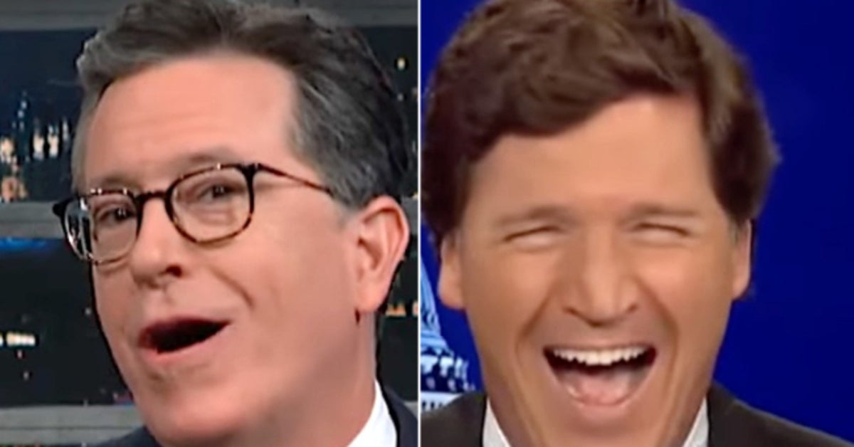 NextImg:Stephen Colbert Exposes Ugliest ‘Truth About Tucker Carlson’ In Just 13 Seconds