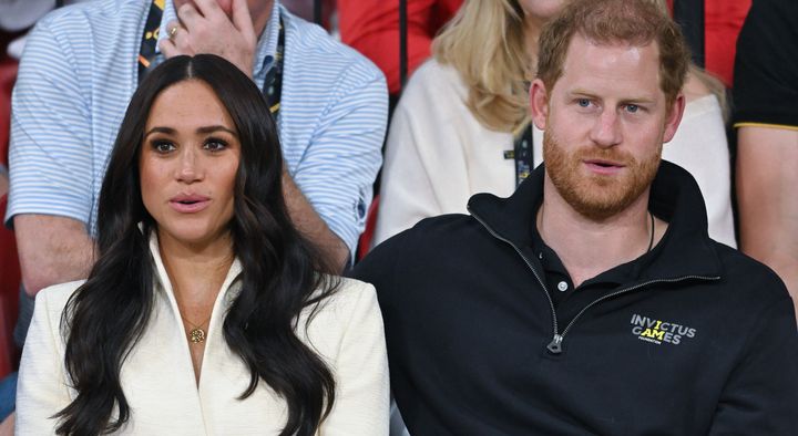 Meghan Markle and Prince Harry in 2020