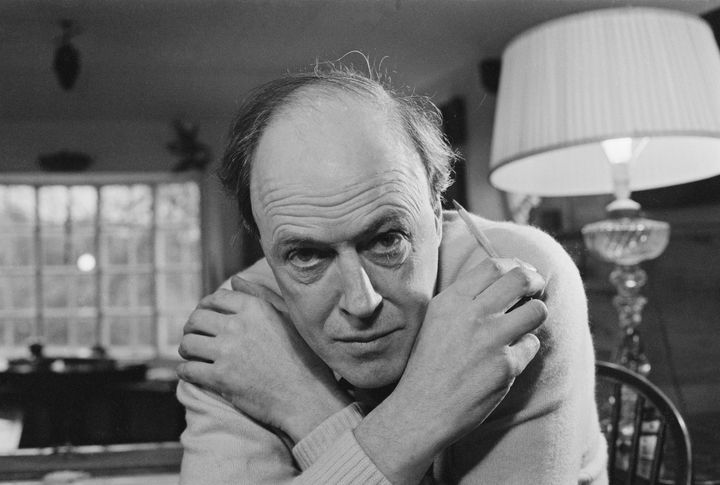 British novelist Roald Dahl, photographed in 1971
