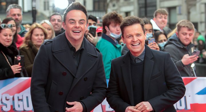 Ant and Dec arriving at Britain's Got Talent auditions last month