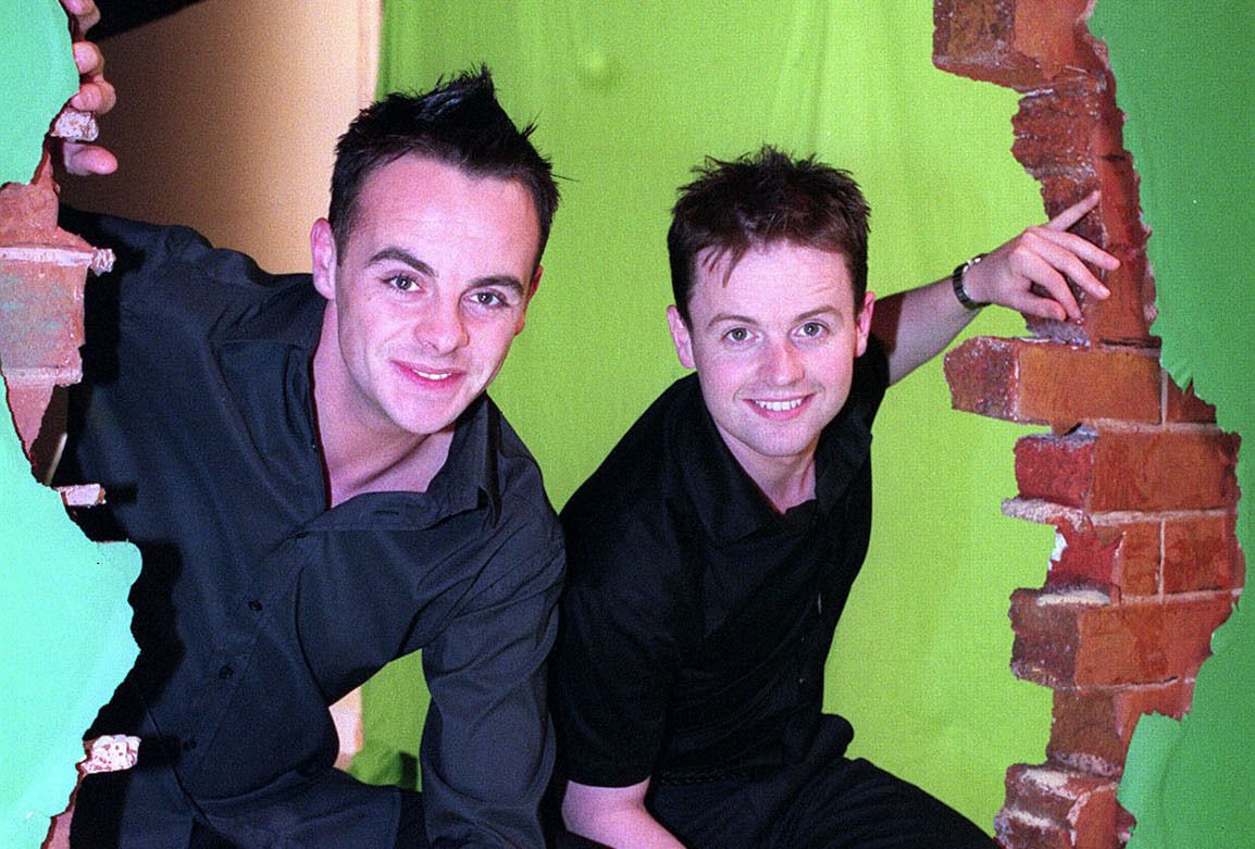 Ant and Dec in an early promo shot for the very first series of Saturday Night Takeaway