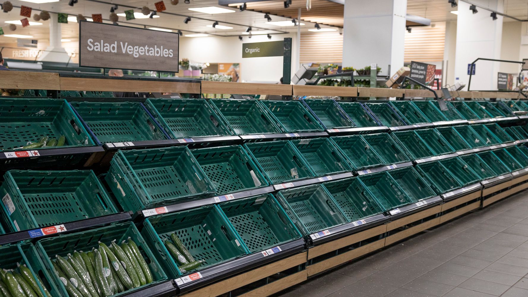 UK supermarkets Tesco, Aldi and Asda are rationing fruit and salad  vegetables