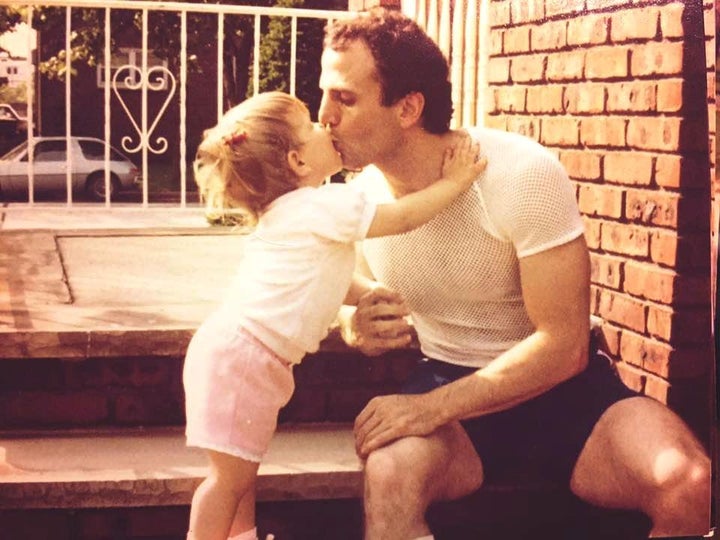 The author with his daughter, Daniela, as a toddler.