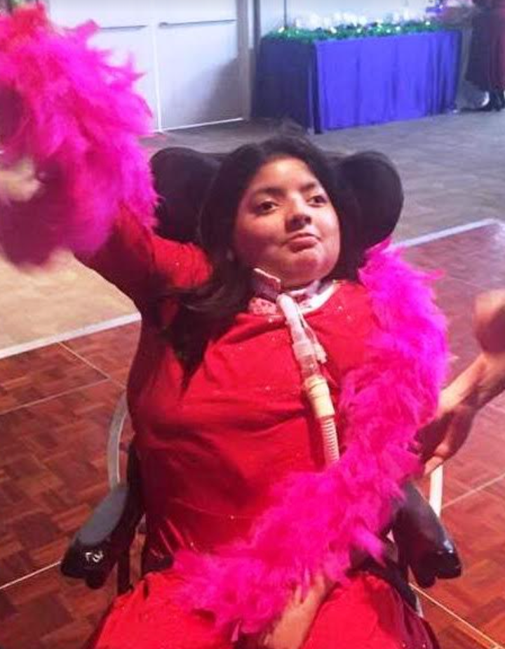 Dalia dancing at her bat mitzvah.