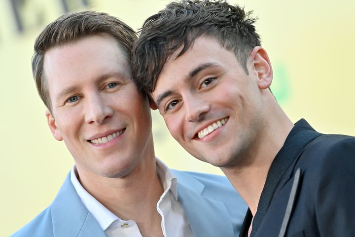 Dustin Lance Black (left) and Daley married in 2017. 