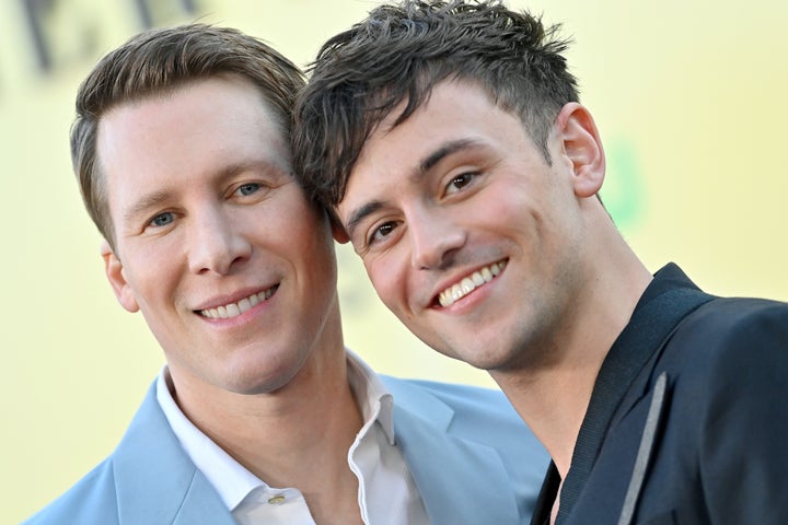 Dustin Lance Black (left) and Daley married in 2017.